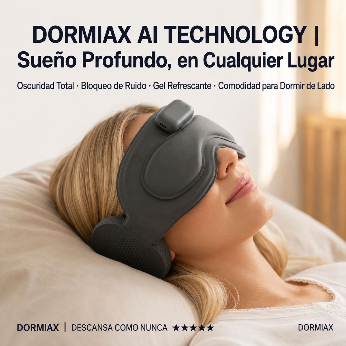 Antifaz para dormir profundamente Dormiax™